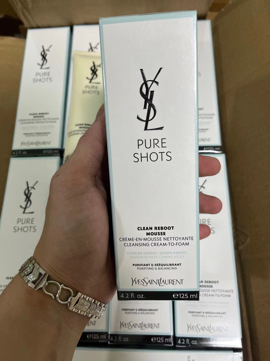 60. Limpiadora facial Yves Saint Laurent Night Queen 125ml/versión Mingtong 🔜 Versión Mingtong. ¡Alta calidad! 【Nuevo …