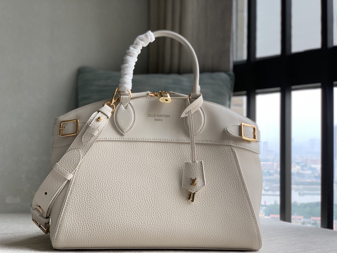Louis Vuitton 23LV original for sale [Lock It MM handbag] M23061 22914 22925 white