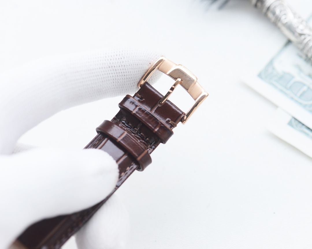 Omega-OMEGA Couple’s Wristwatch: White Shell, Gold Shell, Steel Belt – Quality Assurance - 图片 9