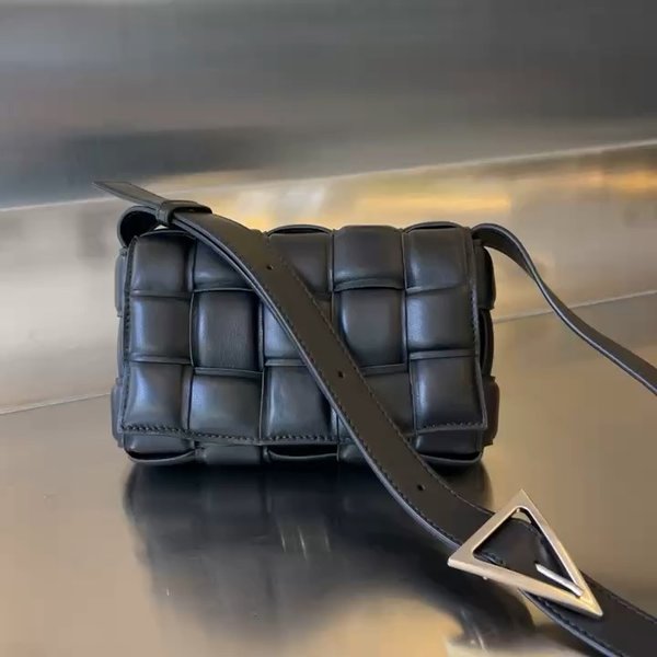 Bottega Veneta BV Cassette Bags Handbags Good Quality Replica Black Weave