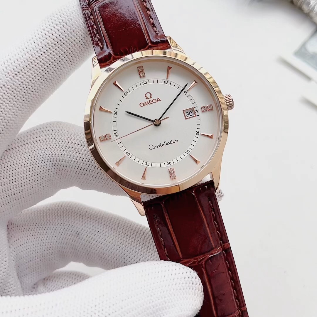 Omega Couple’s Wristwatch: Elegant Design, Top Quality, Imported Components.