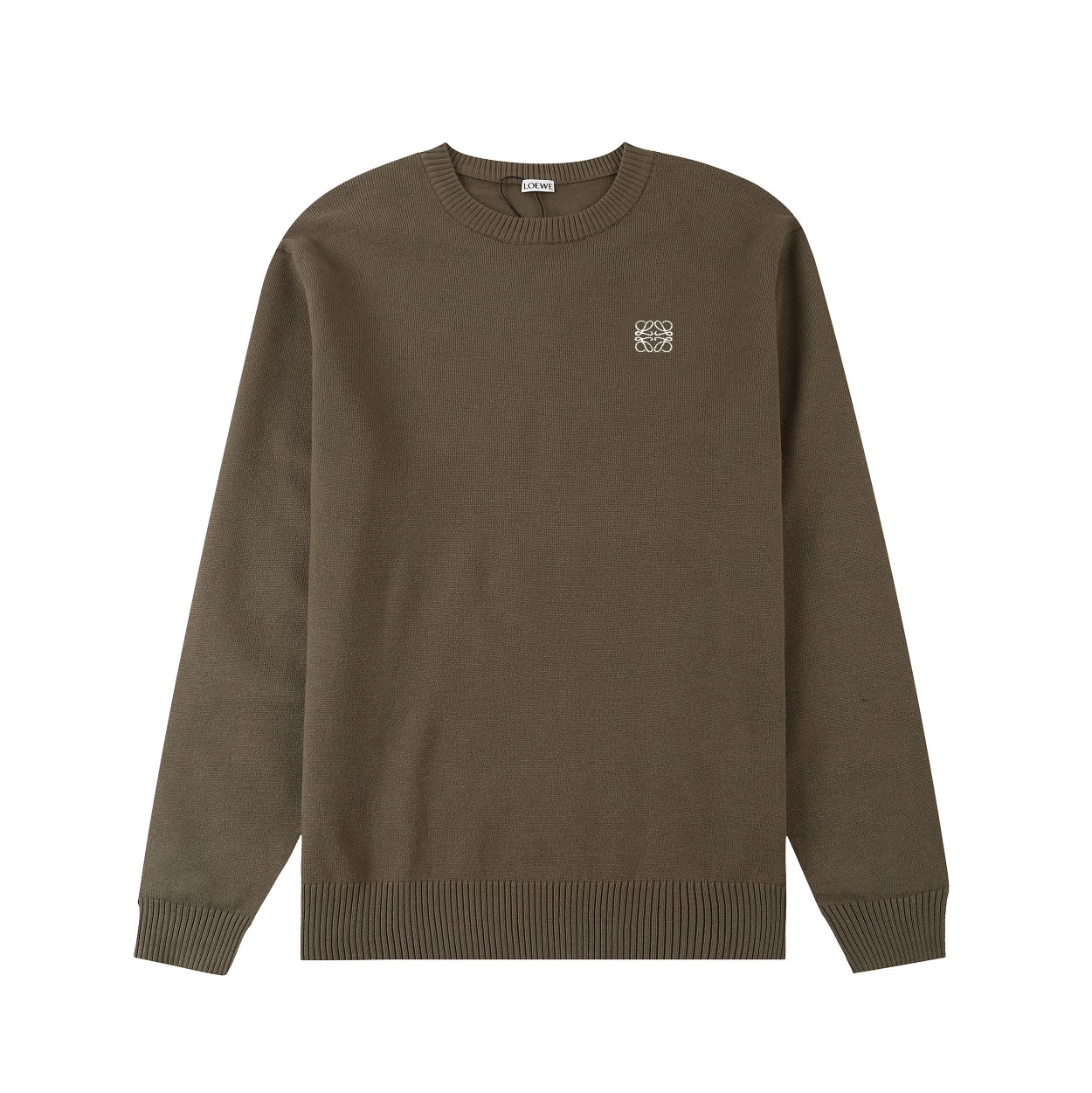 🅿️175 LOEW罗意*2024AW otoño/invierno suéter nuevo, técnica de bordado con hilo plateado del logo clásico, diseño de cana…