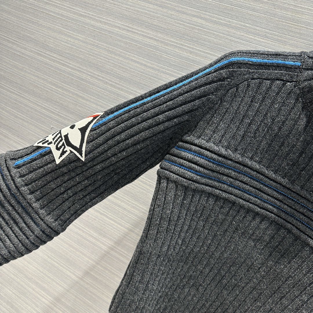 独家首发️爆单推荐️LouisVui*ton23秋冬SKI滑雪系列新品针织毛衣原版定制MONOGRAM袖