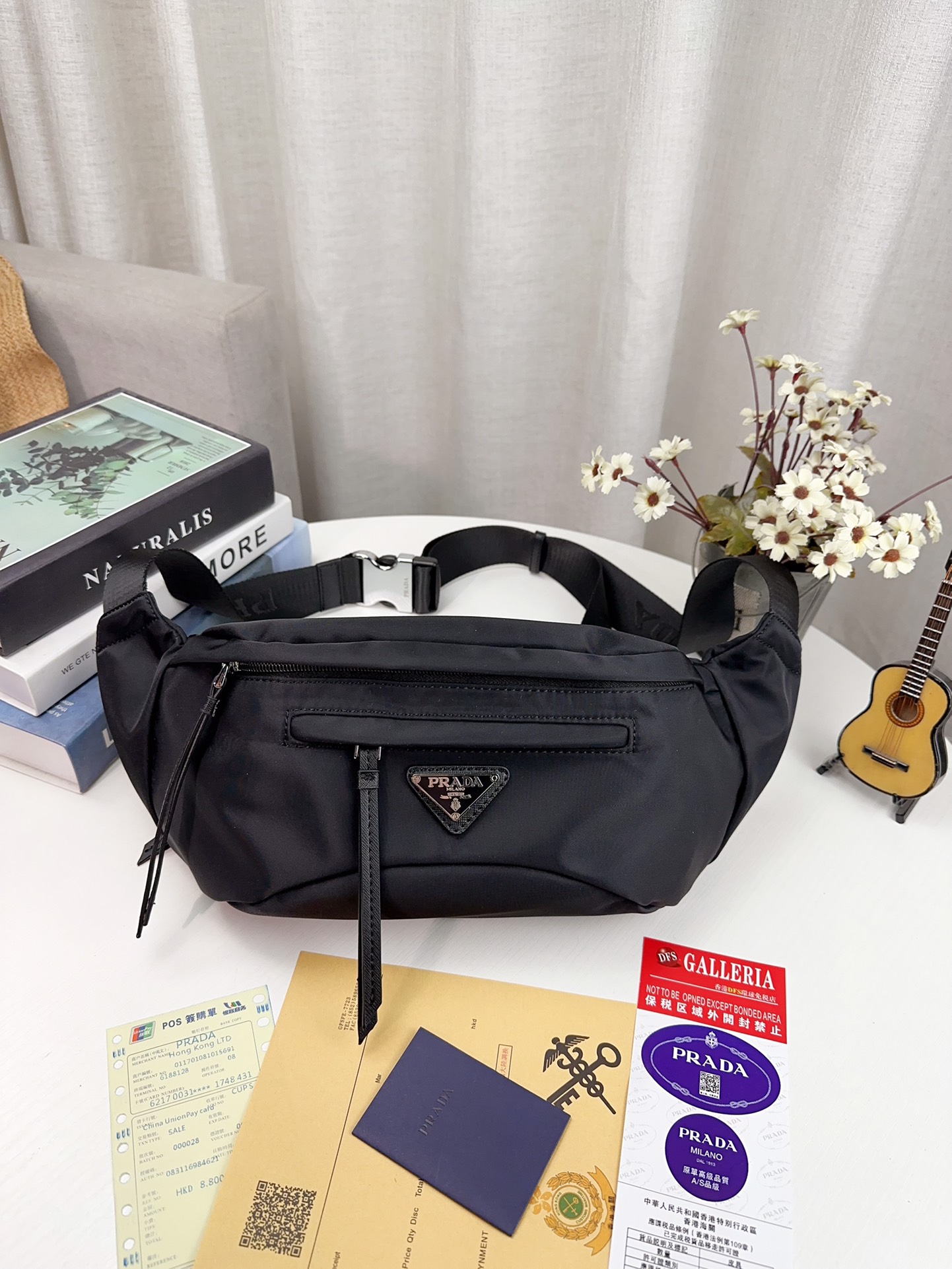 Prada Belt Bags & Fanny Packs Crossbody & Shoulder Bags Unisex Nylon