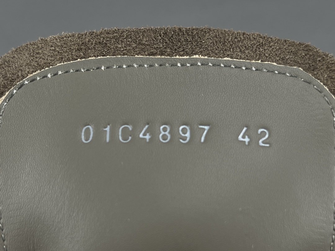 OG版RO万斯灰棕色麂皮RlCKOWENS绒面皮革时尚板鞋男女同款货号RU01C4897尺码39-45