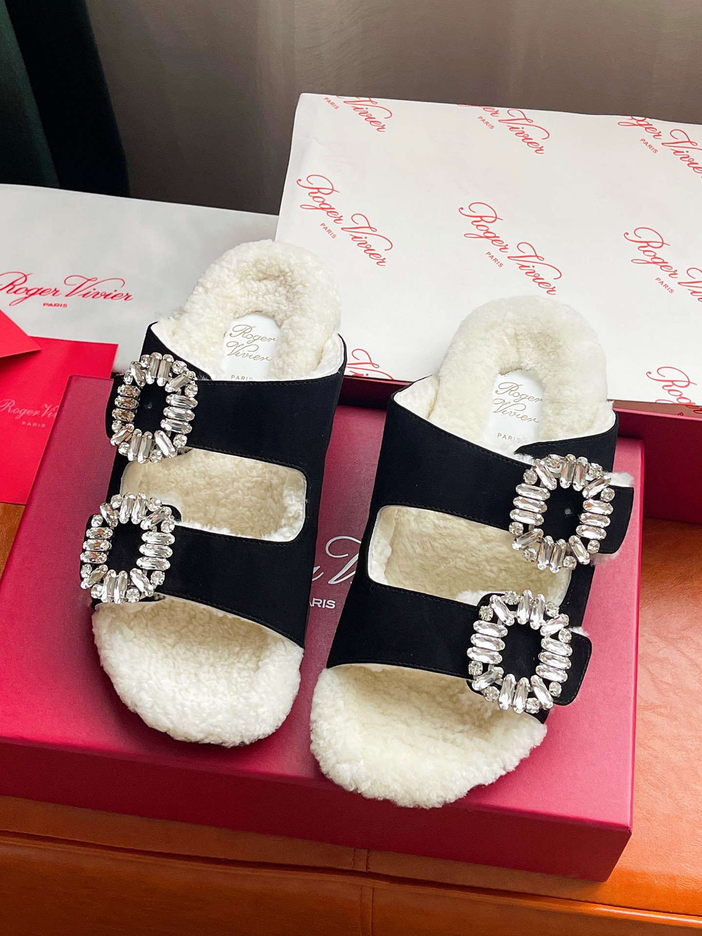 Roger Vivier Shoes Slippers Wool Fall/Winter Collection