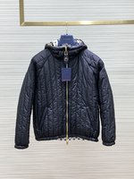 Fake AAA+
 Louis Vuitton Clothing Down Jacket Printing Winter Collection Fashion Hooded Top