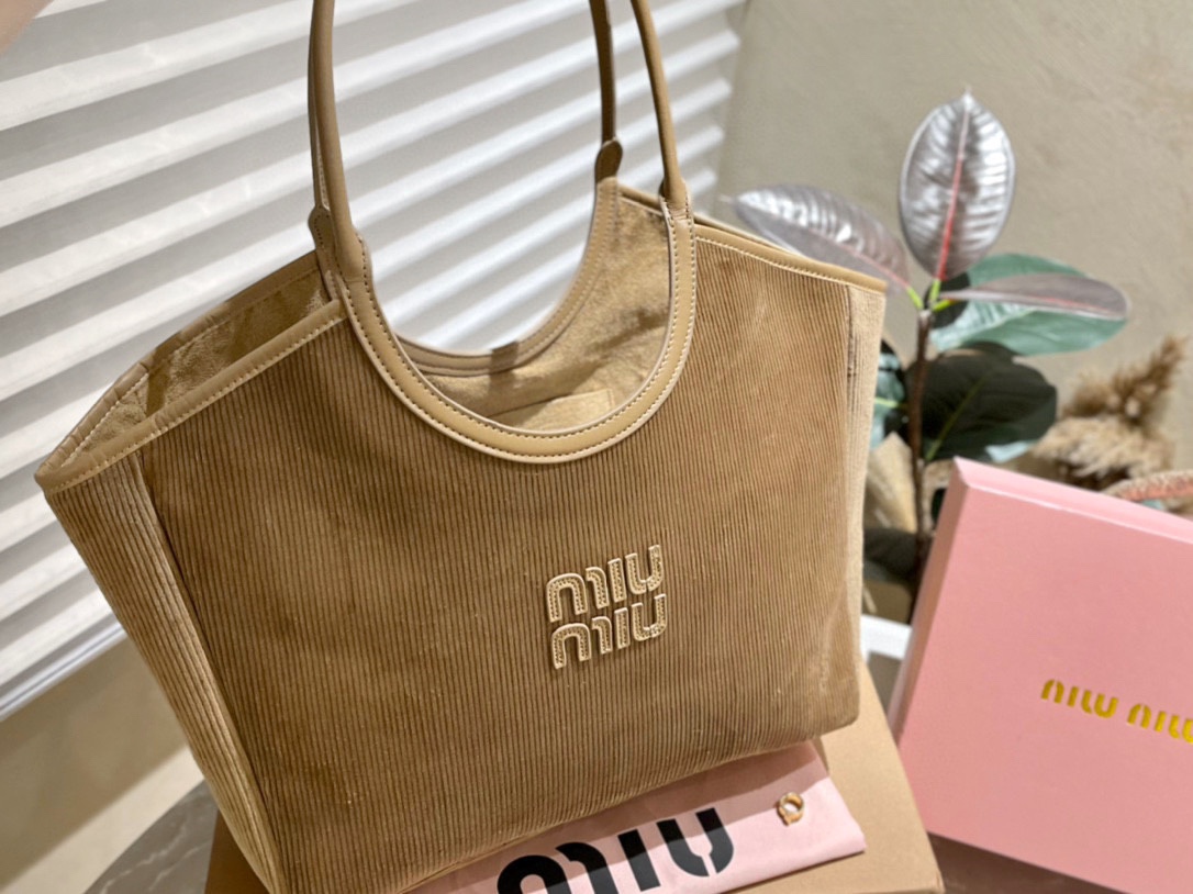 MiuMiu Tote Bags Flannel Fall/Winter Collection