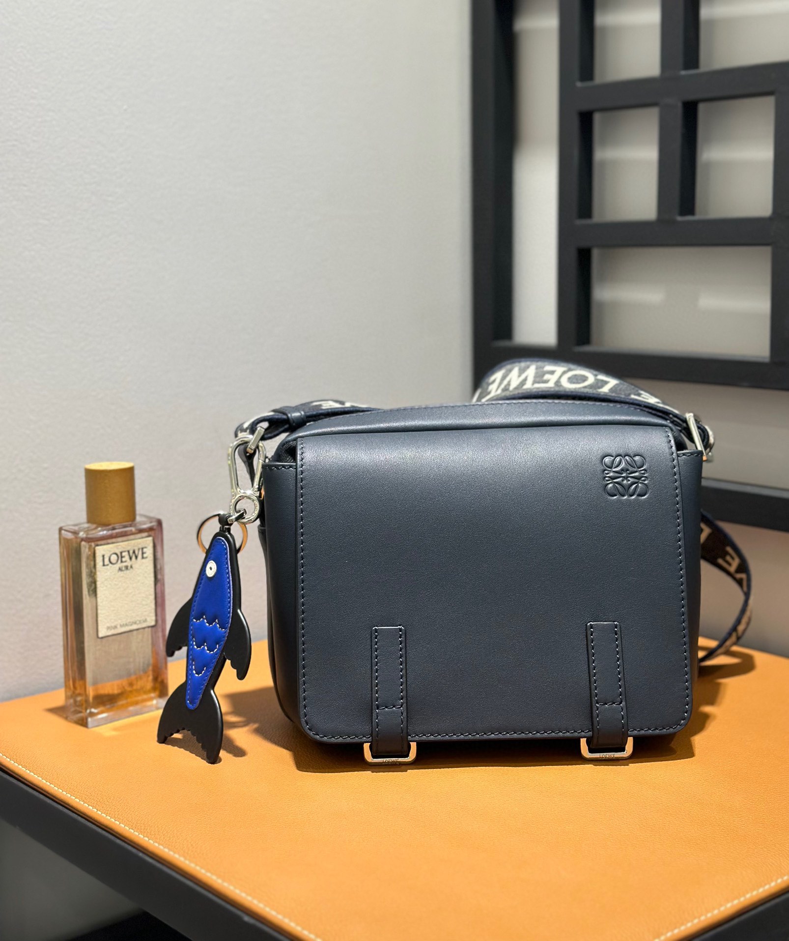 Loewe Napa Leather Messenger Bag with Letter Strap - Stylish & Comfortable 5 i1698737772 2620 3