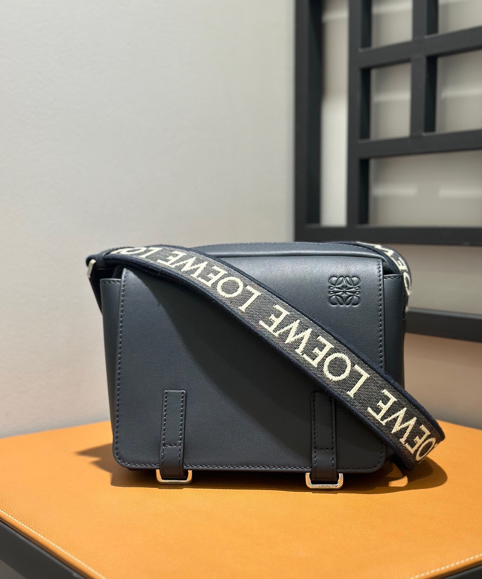 Loewe Napa Leather Messenger Bag with Letter Strap - Stylish & Comfortable 2 i1698737772 6083 0