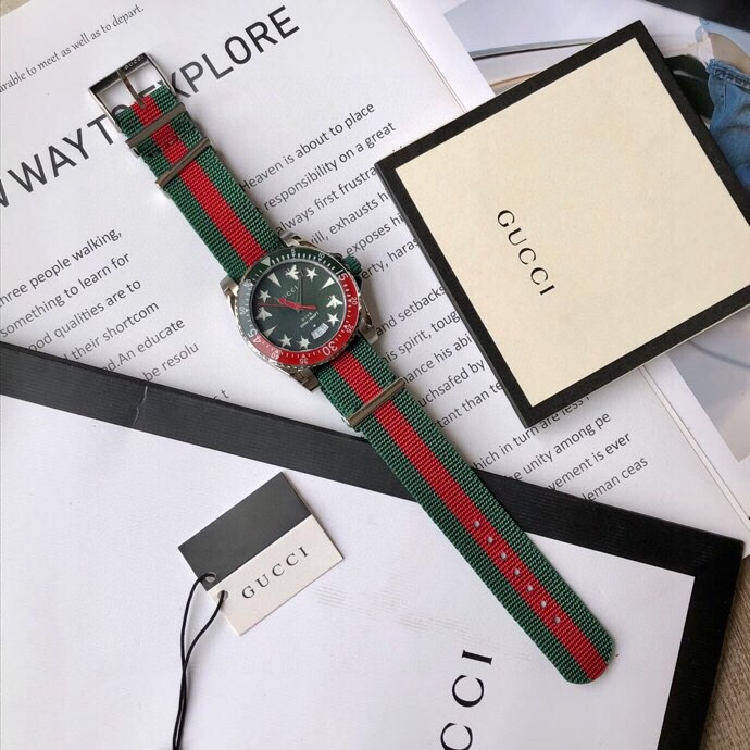 Gucci 经典水鬼款 男士石英腕表gucci,包,男,手表 2