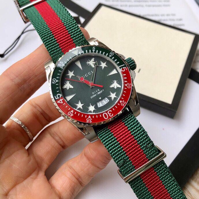 Gucci 经典水鬼款 男士石英腕表gucci,包,男,手表 5