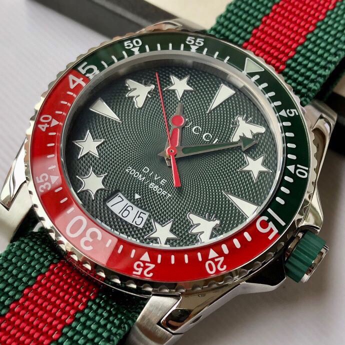 Gucci 经典水鬼款 男士石英腕表gucci,包,男,手表 6