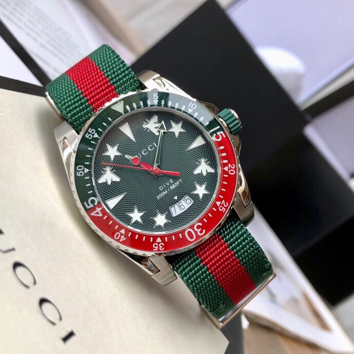 Gucci 经典水鬼款 男士石英腕表gucci,包,男,手表 7