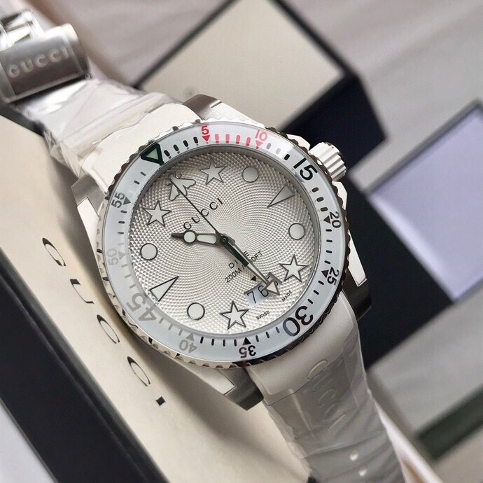 Gucci 经典水鬼款 男士石英腕表gucci,包,男,手表 9