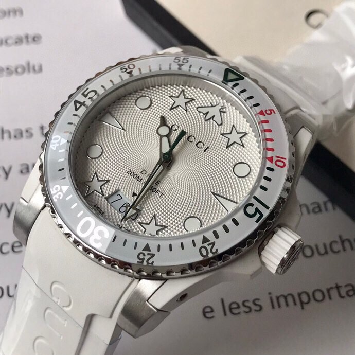 Gucci 经典水鬼款 男士石英腕表gucci,包,男,手表 7