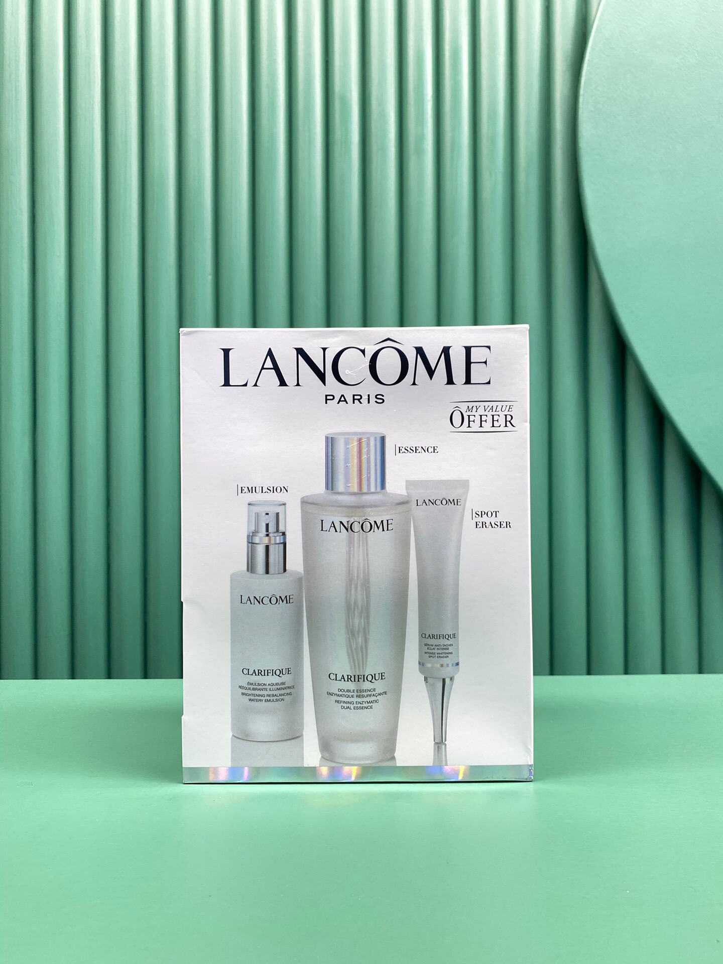 Lancôme Clarifique Three-Piece Set Water Lotion Version! Contains: Clarifique Water 250ml, No.5 Lotion 75ml, Clarifique…