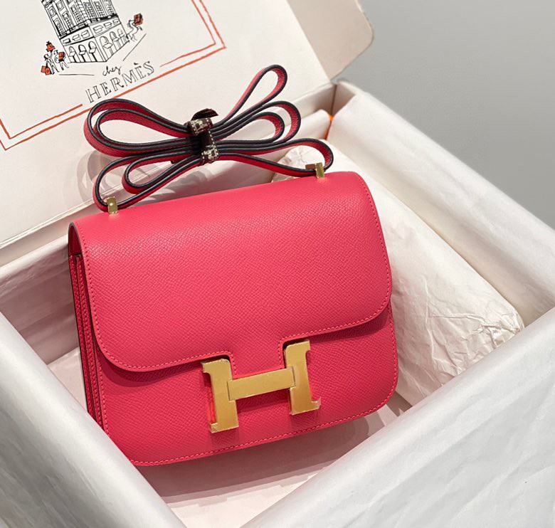 Hermès 25 hand-stitched Hermes new style [with mirror]Constance