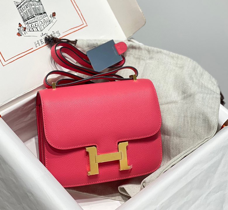 Hermès 25 hand-stitched Hermes new style [with mirror]Constance