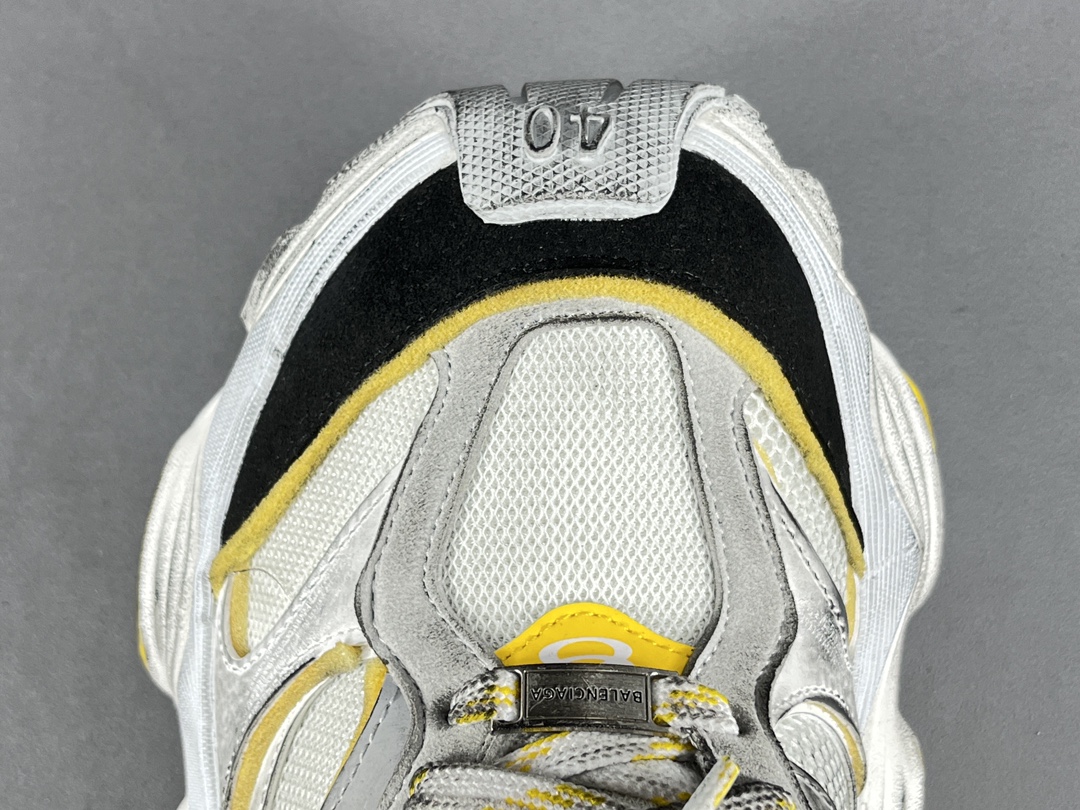 [Versión DIOS: Balenciaga] Zapatos conceptuales para exteriores Balenciaga CARGO con punta redonda y cordones en blanco…
