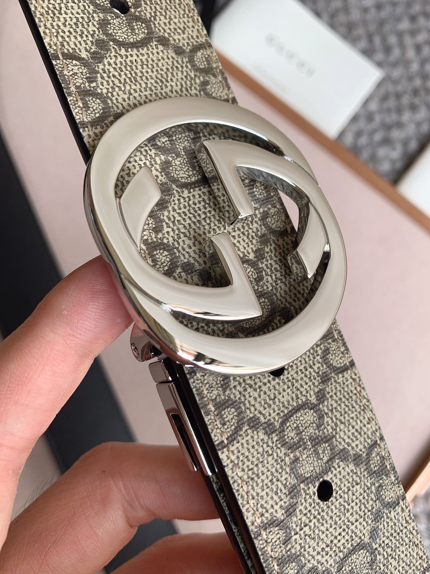  双G专柜货 正版开模 原版面料 宽3.7cm 顶级做工 原单品质 高端商务休闲款 简约百搭