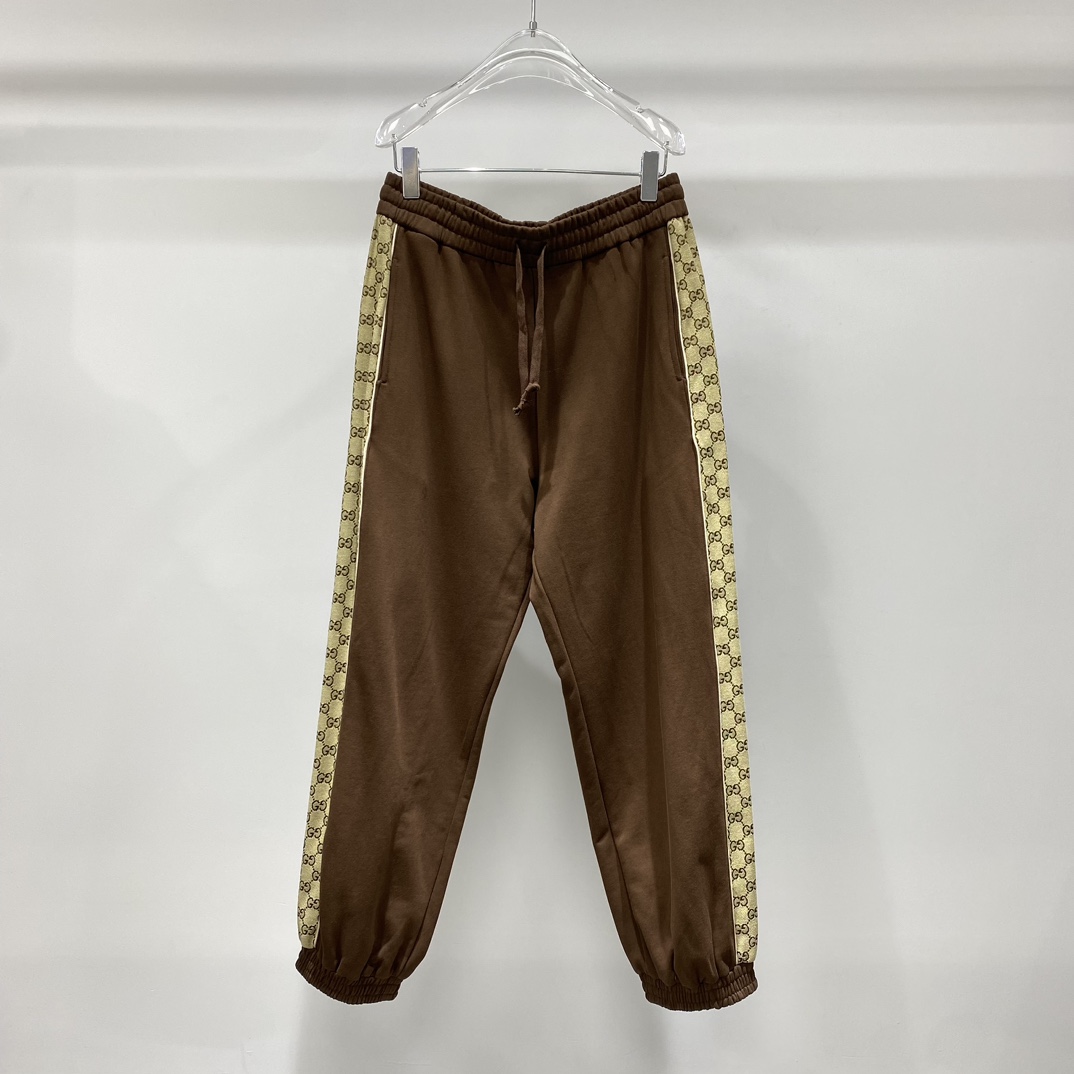 Gucci Odzież Spodnie & Portki Nowy 2024
 Łączenie Płótno Kolekcja jesienna/zima Vintage Legginsy