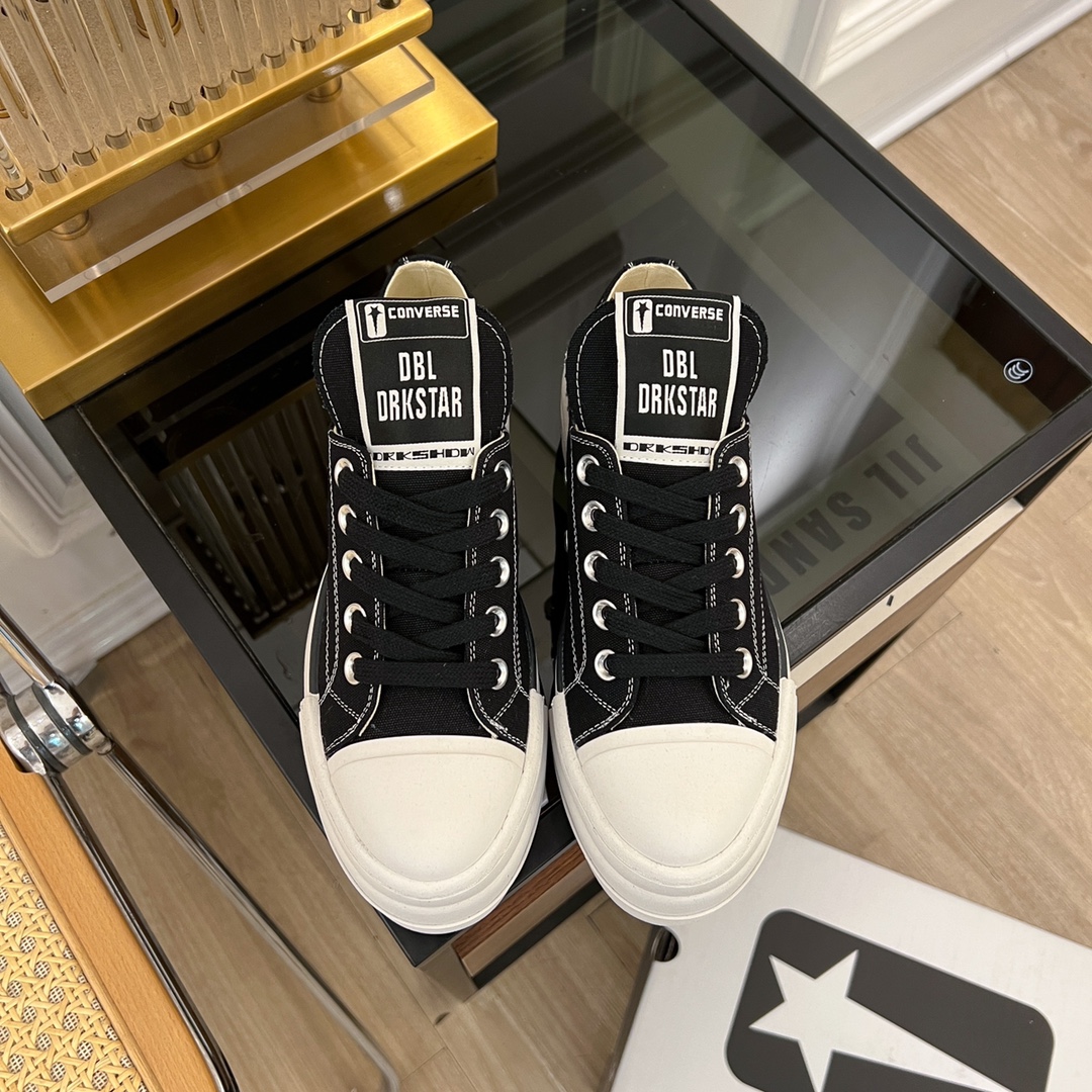 DRKSHDW United Queen 2023 Spring Summer Collection: Classic ’70s Converse style with unique speckled aesthetics. - 图片 9