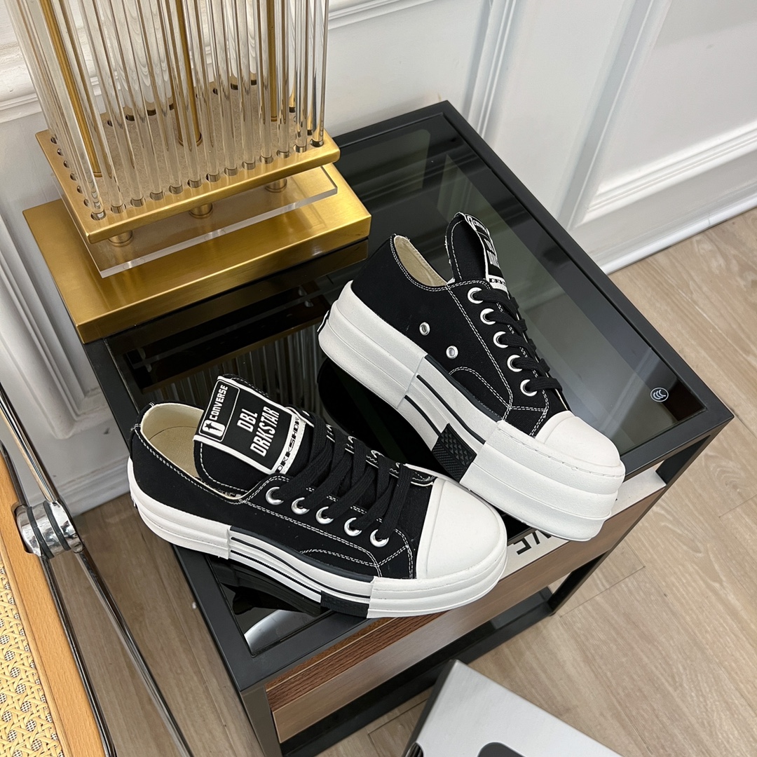 DRKSHDW United Queen 2023 Spring Summer Collection: Classic ’70s Converse style with unique speckled aesthetics. - 图片 3