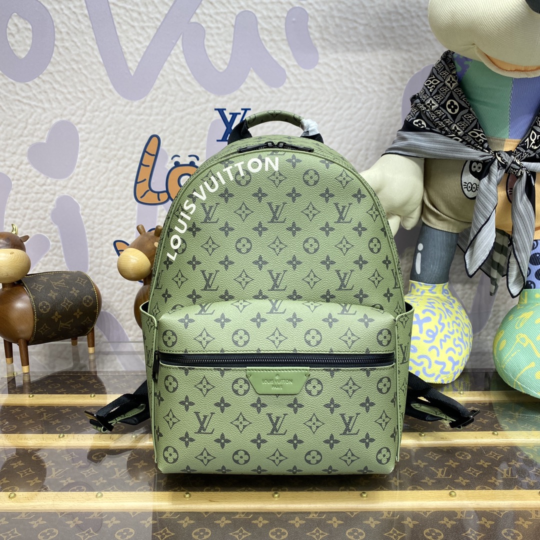 Louis Vuitton LV Discovery Bags Backpack Green Monogram Canvas M46802