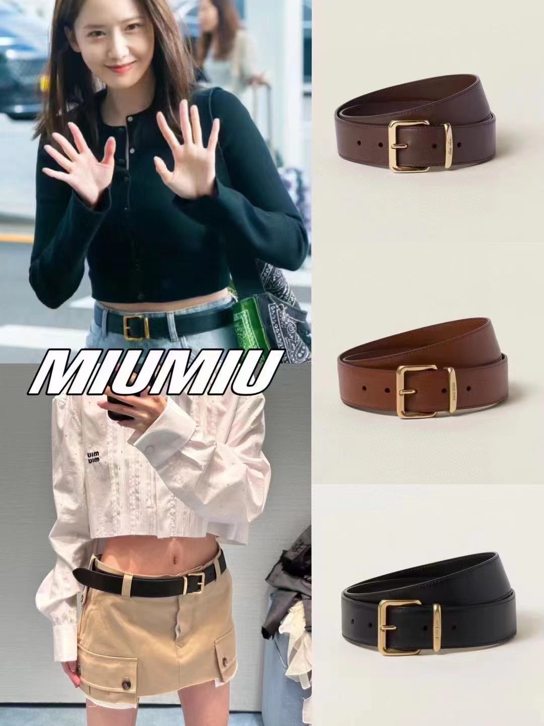 [Miu Miu Belts]miumiu
