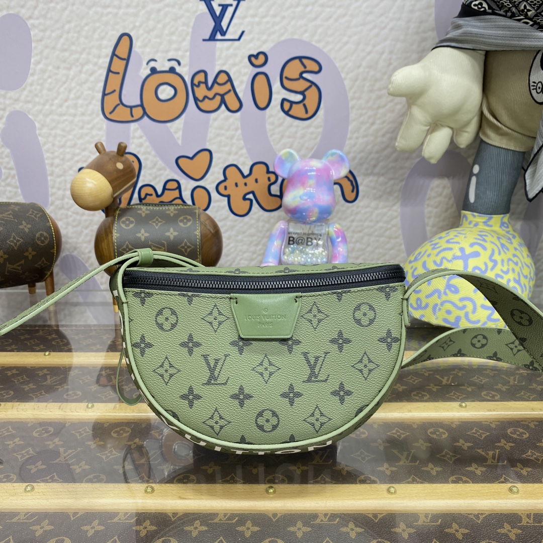 Louis Vuitton Sacos Bolsas Verde Canvas M23838