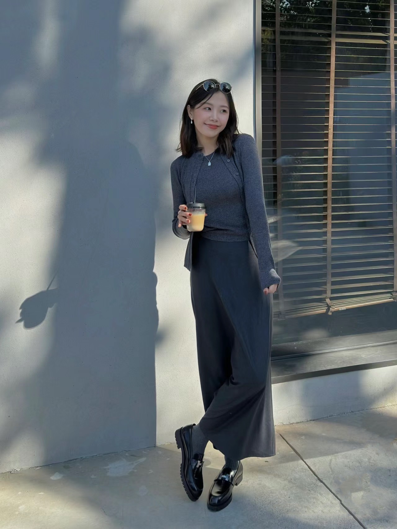 NO:263616,Blogger matching demonstration-, loafers, loafers19860909博主搭配示范-,乐福鞋,loafers,Women's Shoes