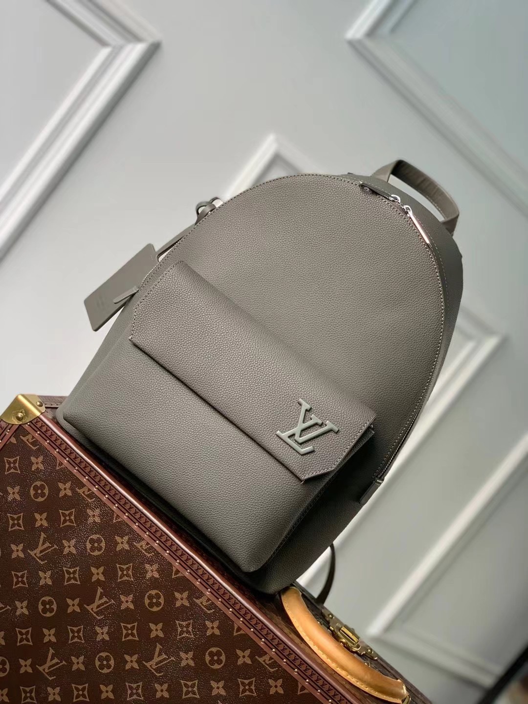 Louis Vuitton Bags Backpack Calfskin Cowhide Fabric M21362
