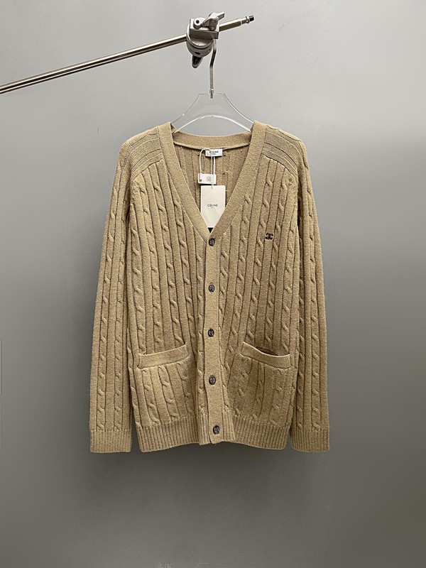 Buy High-Quality Fake Celine Clothing Cardigans Weave Unisex Cashmere Knitting