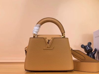 Replica Louis Vuitton LV Capucines 1:1 Bags Handbags Brown Taurillon Fall Collection Mini m59227