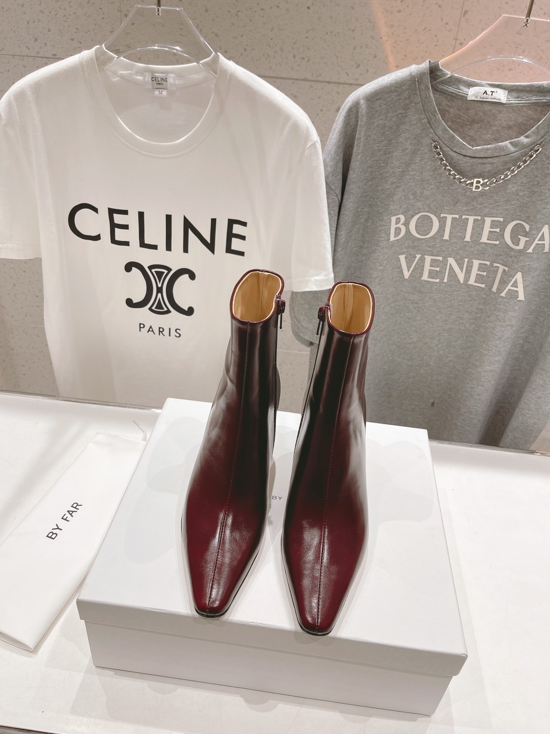 高版本出厂 🆕By Far 2025秋冬上新 气质款 全皮版 小猫跟 新款靴子 1:1 正品购入 小方头