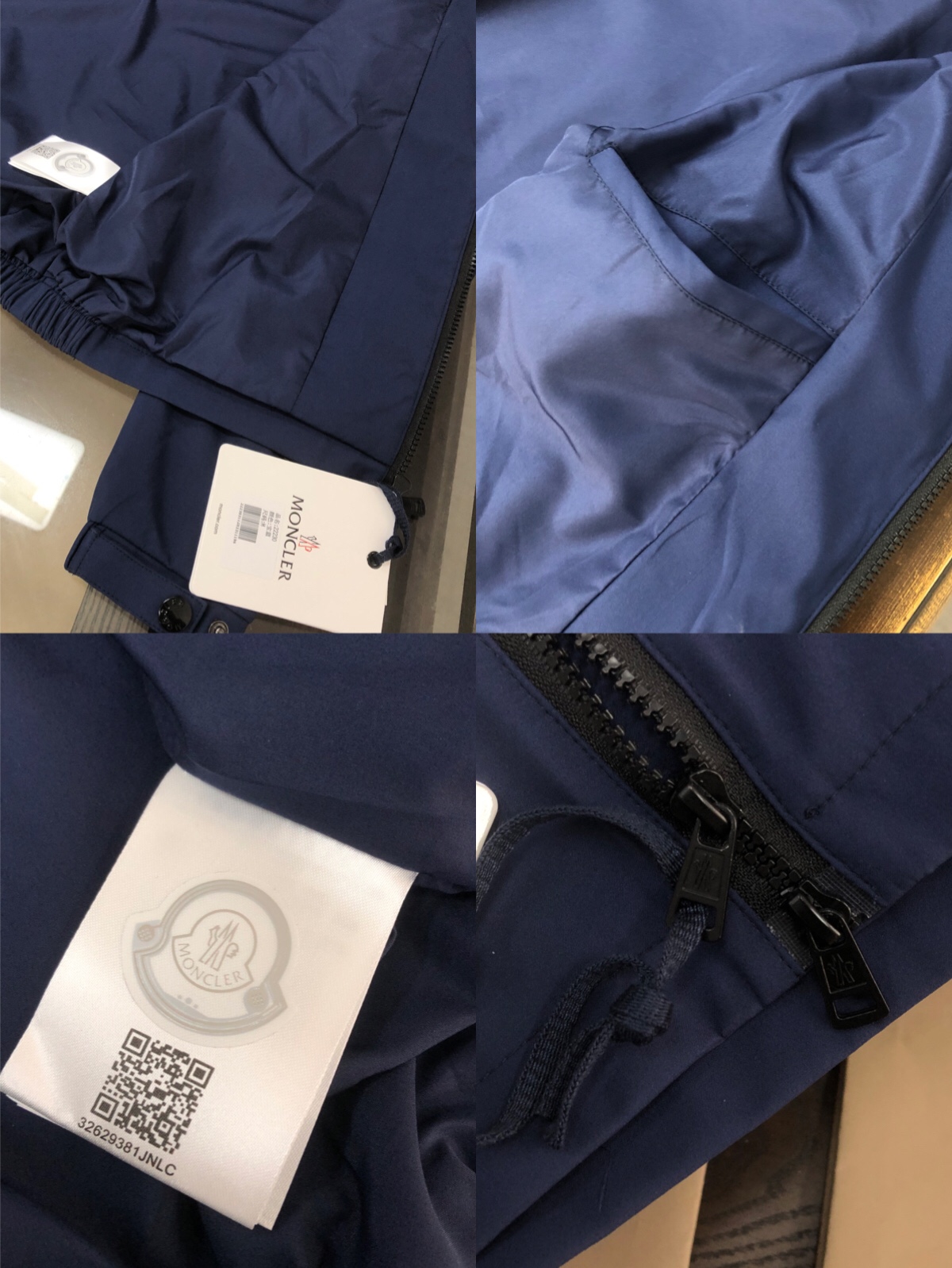  Moncler 蒙口 夹克 风衣 外套！上身柔软舒适，防风防雨并且超级轻盈！手臂印有最新品牌印花～款式