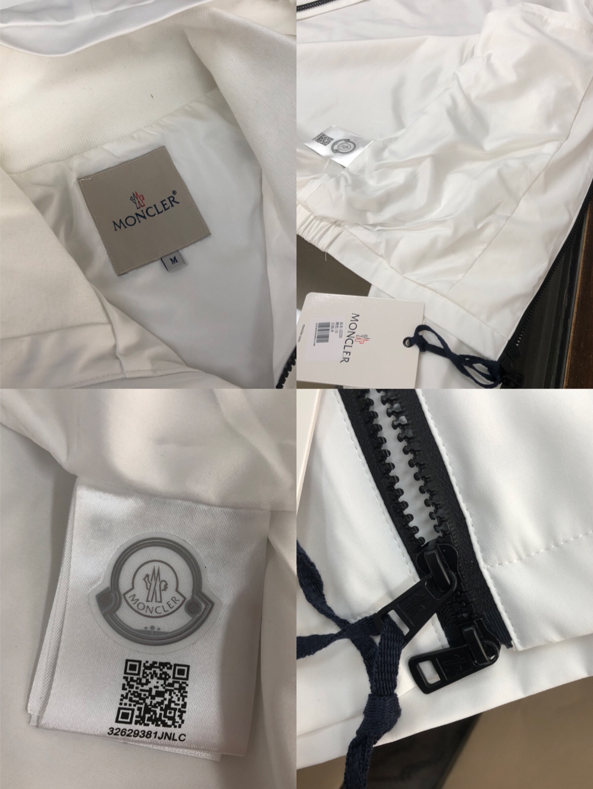  Moncler 蒙口 夹克 风衣 外套！上身柔软舒适，防风防雨并且超级轻盈！手臂印有最新品牌印花～款式