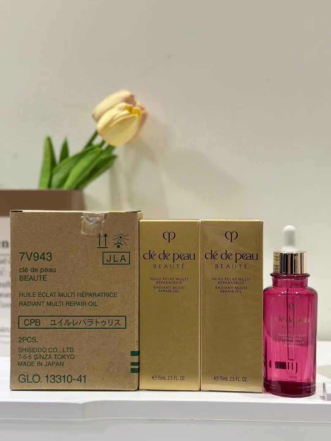 140。CPB玫瑰精油75ml/明通版 🔜 明通版.高质量❗️🇯🇵CPB【新品】玫瑰精油75ml 独家私模‼️所有细节全对版☑️ 专柜品质 正品直出‼️打码3172J5 2支1打盒 件36支 箱72支 深仓现货