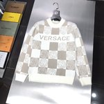 Versace Clothing Knit Sweater Knitting Wool Fall/Winter Collection Fashion