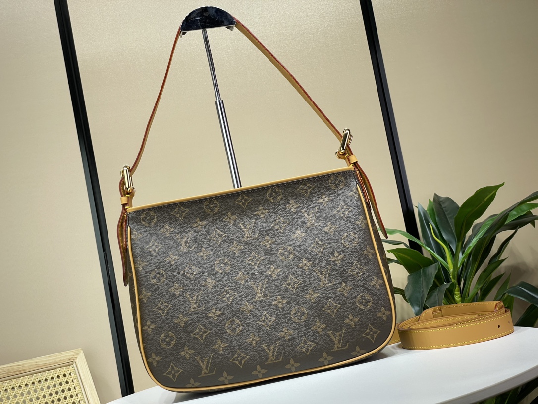 Louis Vuitton 23 Best Purchasing Agency First Release [Second Hand Manhattan Shoulder Handbag] M40045 Presbyopia