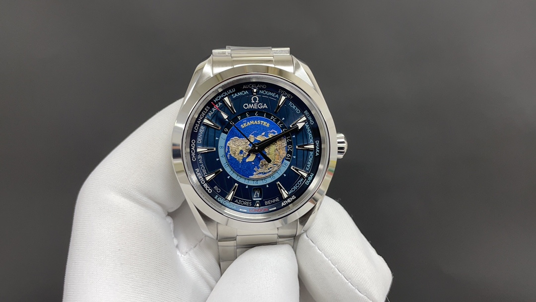 Omega 今日推荐 海马 世界时 43mm 8938机