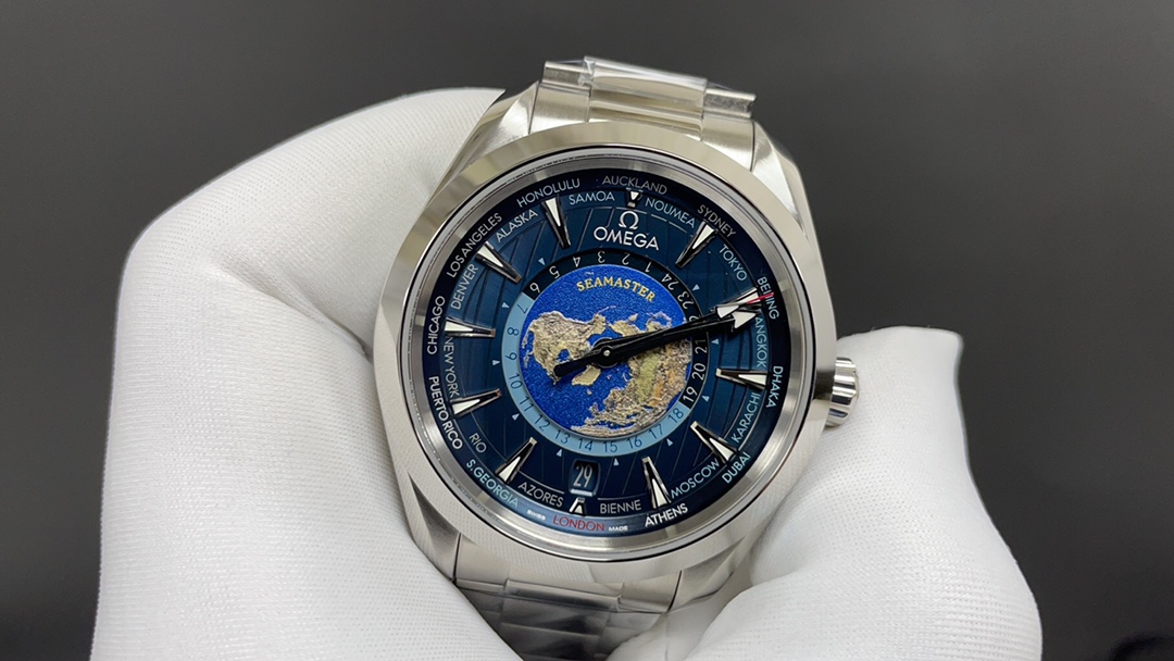 Omega 今日推荐 海马 世界时 43mm 8938机