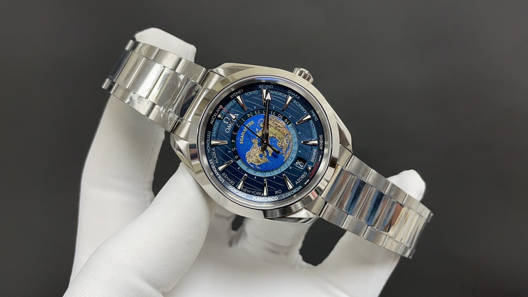 Omega 今日推荐 海马 世界时 43mm 8938机