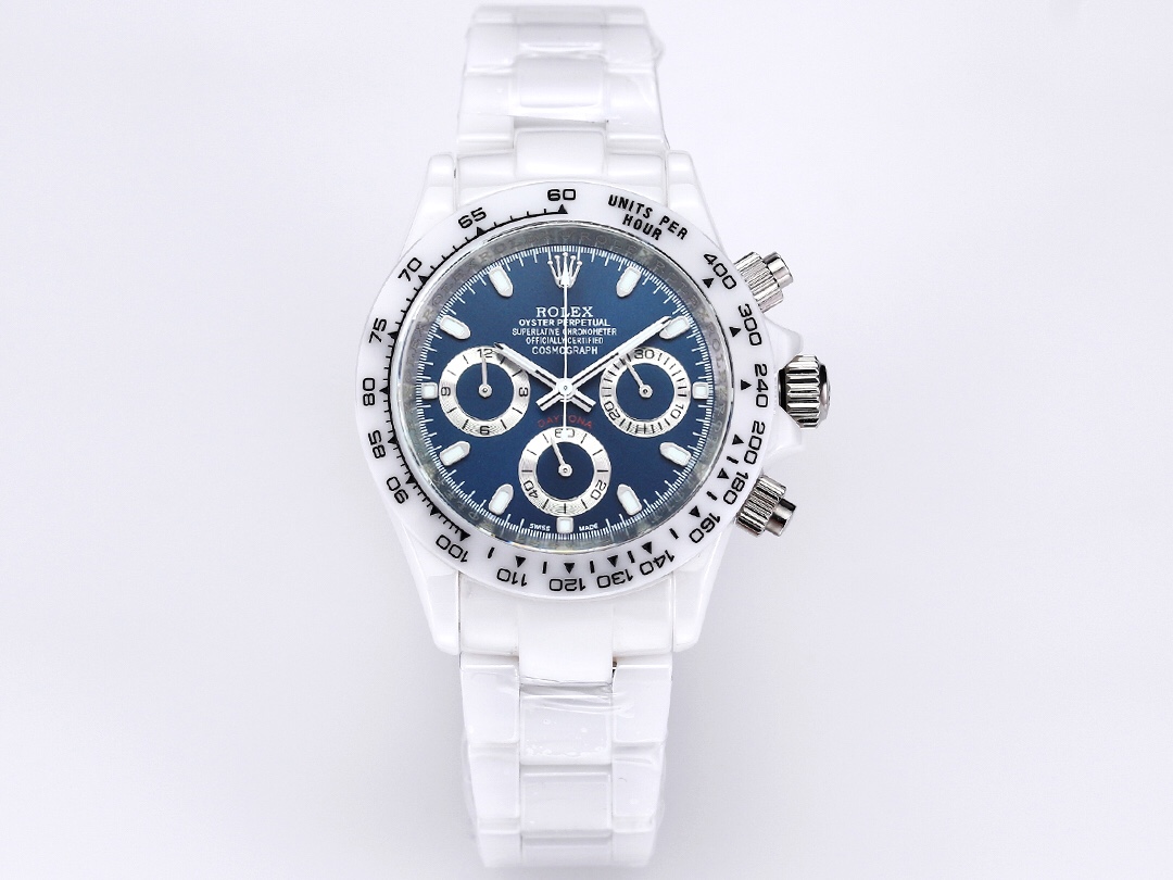 Rolex Daytona Watch Quartz Movement Ceramic Strap