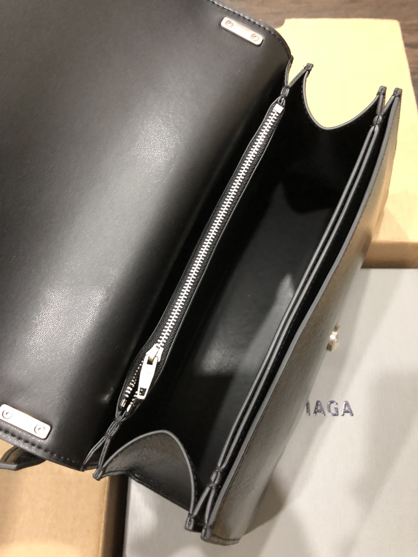 Balenciaga Style Leather Bag style reference detail image 6 from source 776254