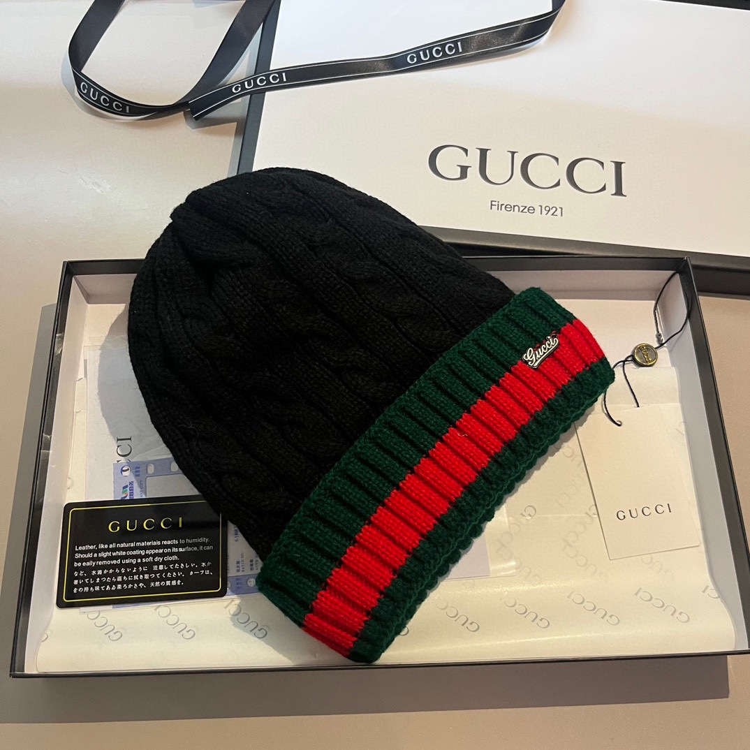 Gucci Czapki Czapka z dzianiny Unisex