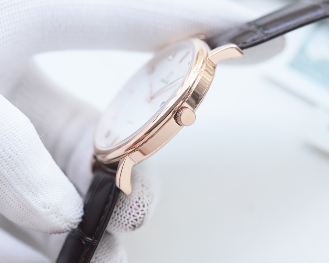 Omega Couple’s Wristwatch: Steel Kit, Imported Movement, Mineral Glass, Elegant Love - 图片 7