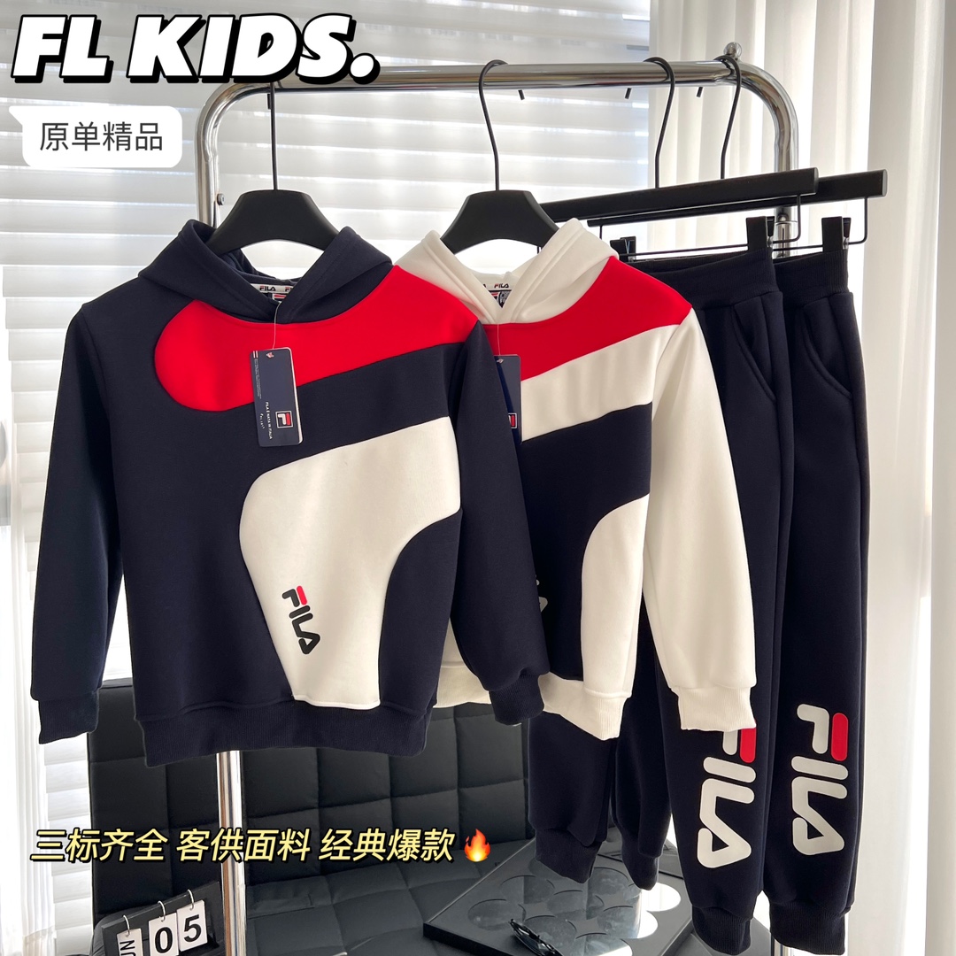 FILA Kids’ Stylish Hoodie Suit with Special Air Kit for Big Design Sense