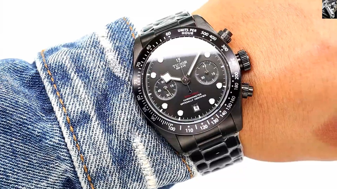 Tudor Black Bay Watch Frosted Sweatpants Mechanical Movement